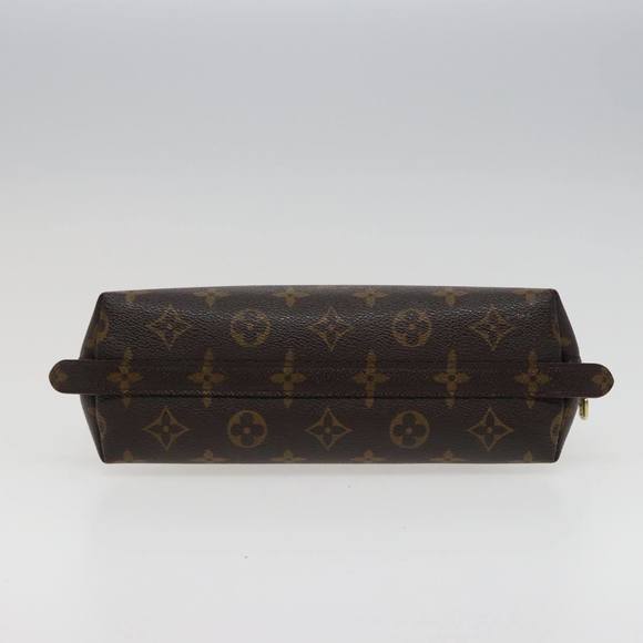 LOUIS VUITTON Monogram Trousse Demi Ronde Cosmetic Pouch M47520 LV Auth 78014 - Picture 6 of 16